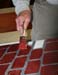 Painting the Fireplace Brick